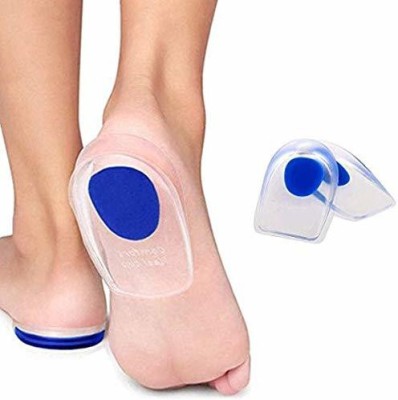 infinitydeal Silicone Beauty Cushion Orthotic Insole Plantar Heel Support (BLUE) Insole(Blue)