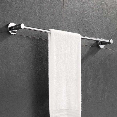 Frap Heavy Round Towel Bar/Towel Holder/Towel Stand/Towel Hanger 24 inch Longer Silver Towel Holder(Stainless Steel)