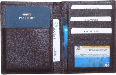 Style 98 Travel Document Holder/Passport Holder/ for Men & Women(Brown)