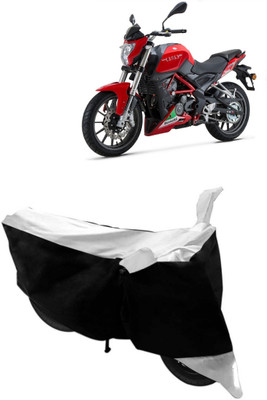 BIKECOVER Two Wheeler Cover for DSK Benelli(TNT 25, White)