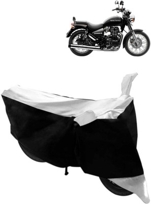 BIKECOVER Two Wheeler Cover for Royal Enfield(Thunderbird 350, White)