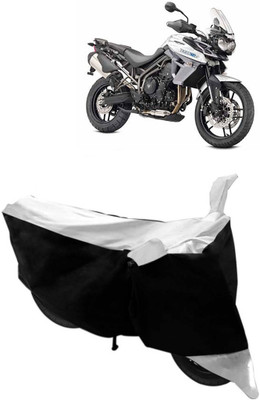 BIKECOVER Two Wheeler Cover for Triumph(Tiger 800 XR, White)
