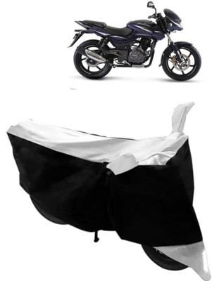 BIKECOVER Two Wheeler Cover for Bajaj(Pulsar 180 DTS-i, White)
