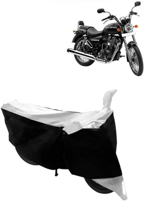 MoTRoX Two Wheeler Cover for Royal Enfield(Thunderbird 500, White)