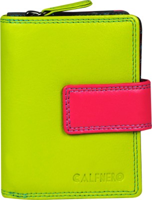 Calfnero Women Multicolor Genuine Leather Wallet(8 Card Slots)