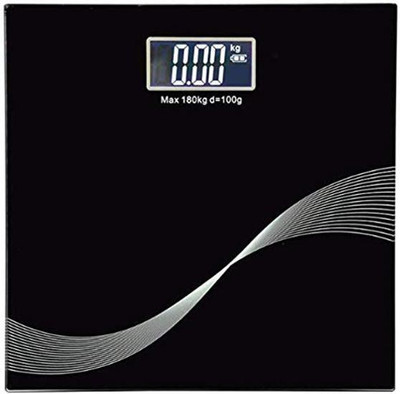 PIXSHOW personal bathroom scale for body measurement Weighing Scale (Black) Weighing Scale(Black)