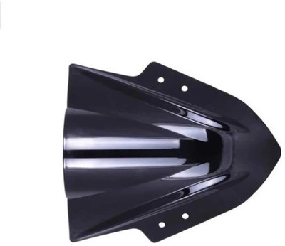 meenu arts WINDSCREEN VISOR GLASS BLACK Bike Headlight Visor