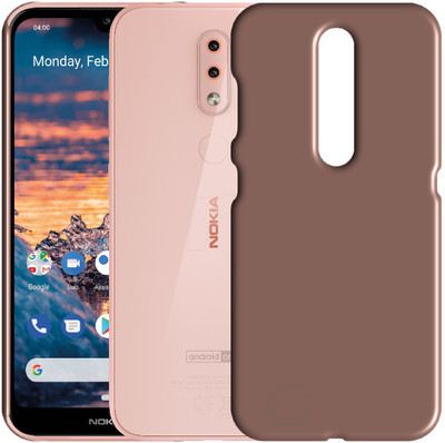 CASE CREATION Back Cover for New Nokia 4.2 (2019) Ultra Slim Lightweight Hard Premium Matte Finish Original(Brown, Hard Case, Pack of: 1)