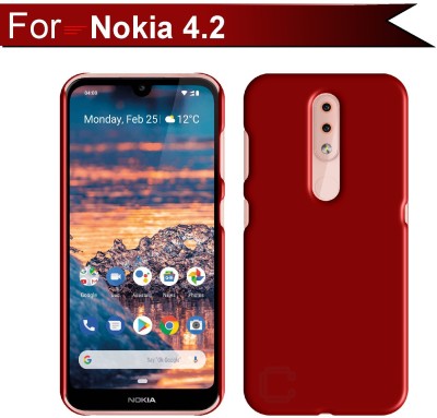 CASE CREATION Back Cover for Nokia 4.2(Red, Dual Protection, Pack of: 1)