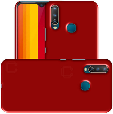 CASE CREATION Back Cover for New Vivo U10 (2019) Ultra Slim Lightweight Hard Premium Matte Finish Original(Red, Hard Case, Pack of: 1)