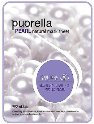 Puorella Pearl Natural Mask Sheet (Pack of 10)(210 ml)