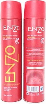 enzo Hair Spray (Pack of 2) Hair Spray (840 ml) Hair Spray(840 ml)