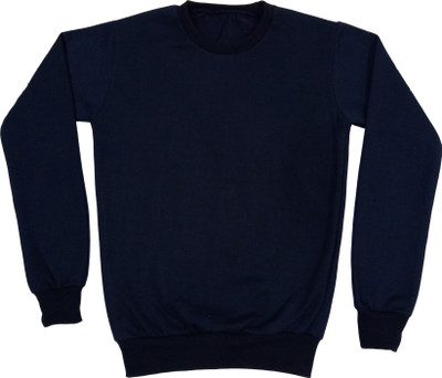 Indistar Full Sleeve Solid Boys Reversible Sweatshirt