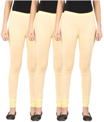 Belonas Churidar  Western Wear Legging(Beige, Solid)