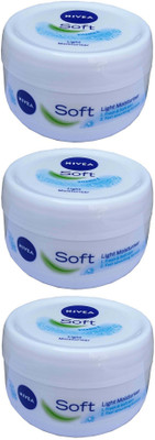 NIVEA Soft Cream 3 Units of 300ml each(900 ml)