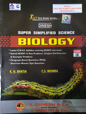 Dinesh Super Simplified Science Biology K N Bhatia For CLass-9 For (2020-2021) Examination(Paperback, K N bhatia, C S Mishra)