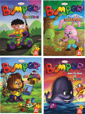 Bumper Colouring Set Of 4 Books(Paperback, Alka)