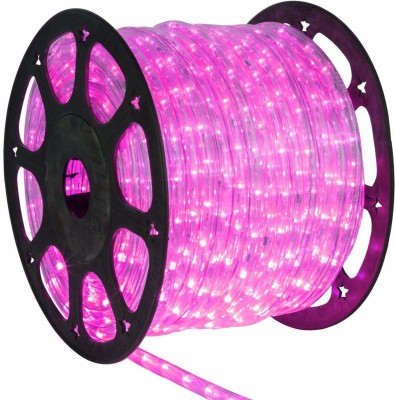 premier lights 300 LEDs 5.08 m Pink Steady Strip Rice Lights(Pack of 1)