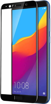 AKSHUD Edge To Edge Tempered Glass for Honor 7C(Pack of 1)