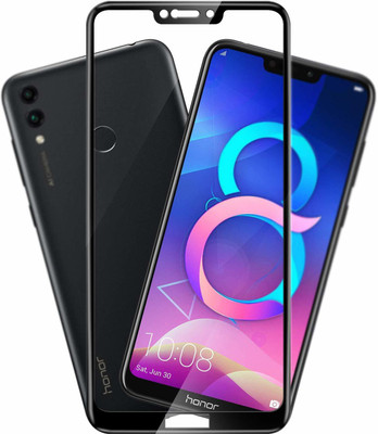 AKSHUD Edge To Edge Tempered Glass for Honor 8C(Pack of 1)