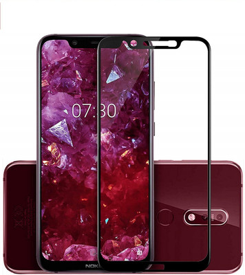 AKSHUD Edge To Edge Tempered Glass for Nokia 8.1(Pack of 1)