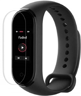 Msons Screen Guard for Xiaomi Mi Smart Band 4 | Full Protection Curved Flexible Nano Tempered Glass screen protector(Pack of 1)