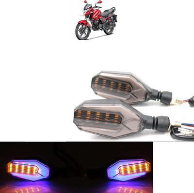 Vagary Side LED Indicator Light for Hero Universal For Bike(Blue, Yellow)