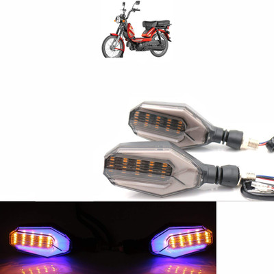 Vagary Side LED Indicator Light for TVS Flame DS125(Blue, Yellow)