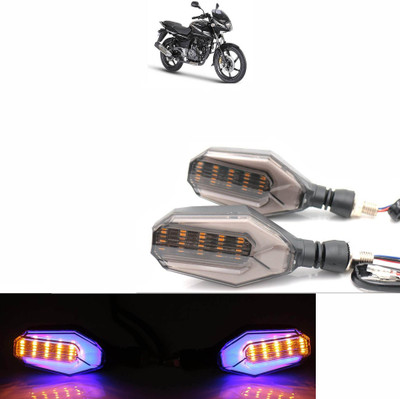 Vagary Side LED Indicator Light for Bajaj Pulsar 180(Blue, Yellow)