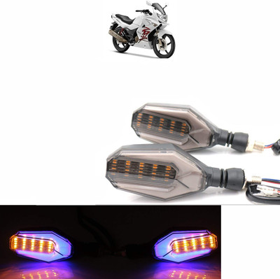 Vagary Side LED Indicator Light for Hero Karizma(Blue, Yellow)