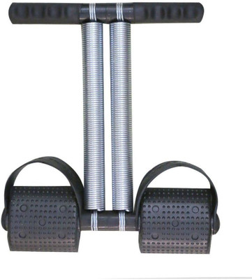 KBMART Spring Tummy Trimmer Ab Exerciser(Black, Silver)
