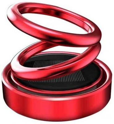COMODO Orange Car Freshener Diffuser New Car Aroma Diffuser Air Freshener Purifier Perfume Scent Fragrance Solar Power Autorotation Car Ornament Accessories Air Purifier(150 ml)