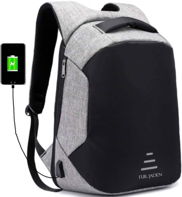 AweStuffs Anti Theft, Water Resistant Premium Backpack with USB Charging Point - Fashion Bag for 15.6 inch Laptop, 30 Ltrs...