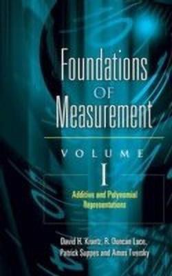 Foundations of Measurement Volume I(English, Paperback, Krantz David H)