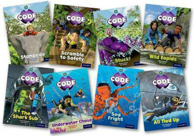 Project X Code: Jungle Trail & Shark Dive Pack of 8(English, Paperback, Bradman Tony)