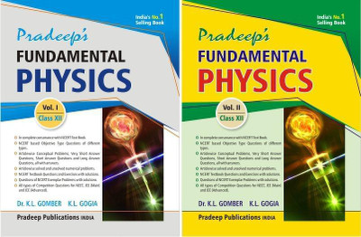 Pradeep's Fundamental Physics Vol.I & II for Class 12 (2020-2021)(English, Paperback, K.L. Gomber, K.L.Gogia))