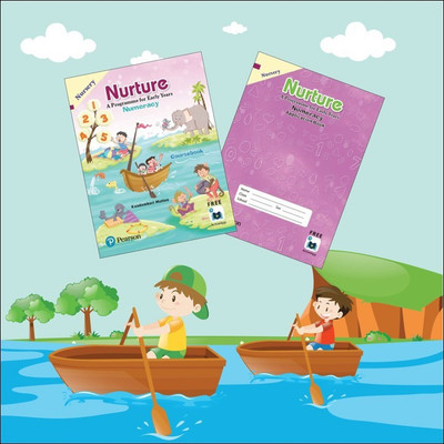 Maths Activity Book for Kids (2-3 years) | To Colour,Trace & Draw Patterns,Learn Numbers(1-10)|Nurture-A Programme for Early Years Numeracy Combo|Nursery|By Pearson(English, Paperback, Kaadambari Muttoo)
