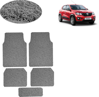 aksmit PVC Standard Mat For  Renault Kwid(Grey)