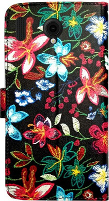 POPKART Flip Cover for intex E3(Multicolor)