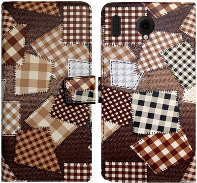 MAXSHAD Flip Cover for intex E3(Multicolor)