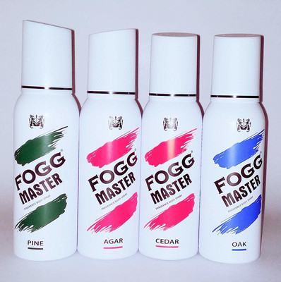 FOGG Master Deodorant Spray  -  For Men(30 ml, Pack of 4)