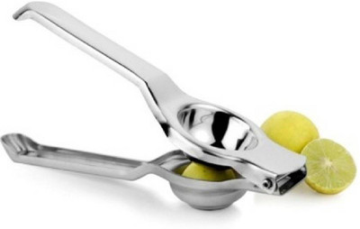 TIMON ENTERPRISE Steel Manual Hand Press Citrus Juicer Lemon Lime Squeezer Hand Juicer(Silver)