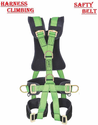 A&BG Best Quality Full Body Sit Harness for climbing CE Certified Climbing Harness(Free Size)