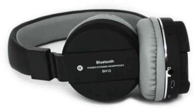 Crystal Digital SH12-BLK123 ON EAR HEADPHONE Bluetooth(Black, On the Ear)