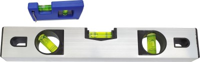 Inditrust Mini Spirit Level 4inch and other Spirit Level 12inch (Pack of 2pc) Magnetic Carpenter's Level(30 cm)