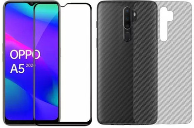 Bigil Screen Protector Accessory Combo for Oppo A5 2020(Black & Transparent)