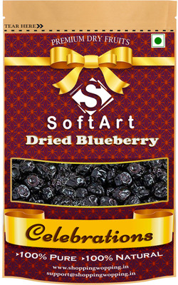 Soft Art Celebrations Dried Blueberry Unsweetened and Naturally Dehydrated Fruits Vacuum Pack Blueberry(1 x 500 g)