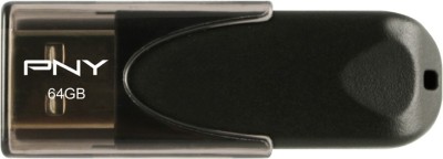 PNY PFD64GATT4-BR20 64 GB Pen Drive  (Black)