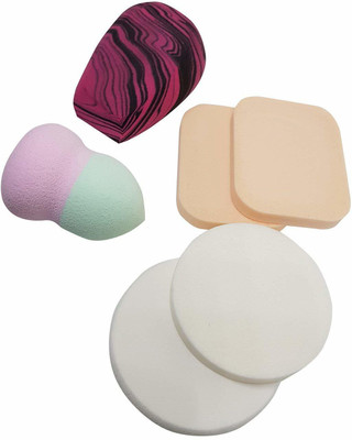 Neotis Makeup Blending Powder Puff Sponge Face Sponge For Women 6 IN 1