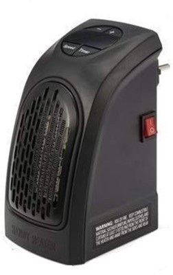 MERIOX MX-7491 Mini Electric Portable Handy Air Room Fan Heater (Black) Fan Room Heater